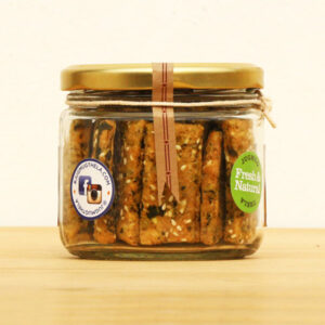 Baked Matthi - Wholewheat Munchies with Real Herbs