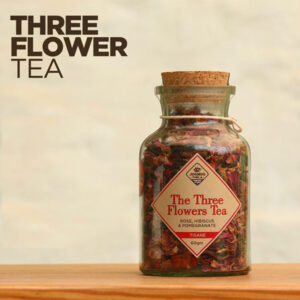 Three-Flower-Tea-Rose--Hibiscus--Pomegranate-Flowers-Tisane