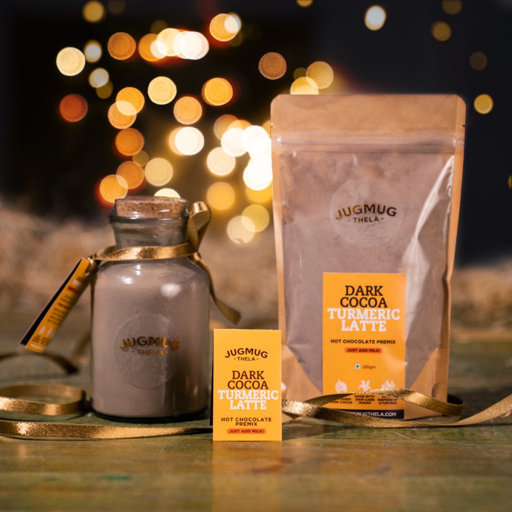 Dark-Cocoa-Turmeric-Latte-Hot-Chocolate-Premix-By-Jugmug-Thela