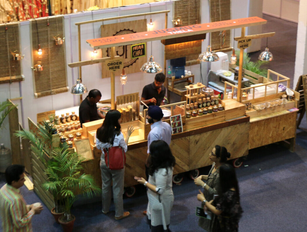 The Jugmug thela at an outdoor event
